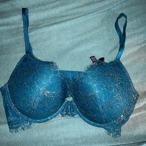 Victoria’s Secret Very Sexy Blue and Gold Bra